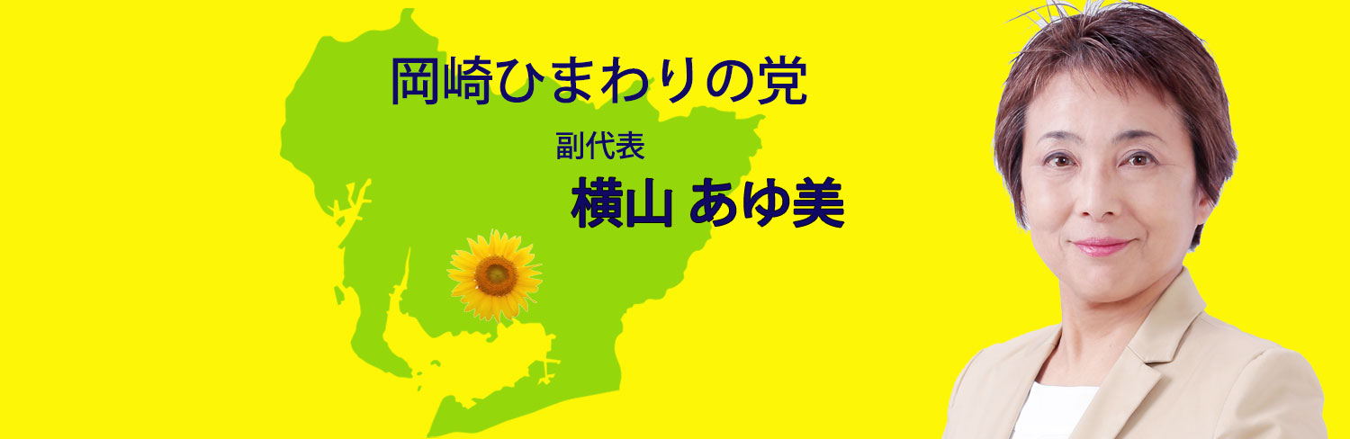 愛知県議会議員候補 横山あゆ美